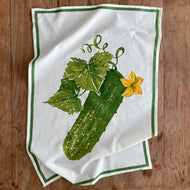 Pickling Cucumber Floursack Kitchen Towel