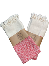 Load image into Gallery viewer, Diamond Turkish Cotton Kitchen Hand Towel
